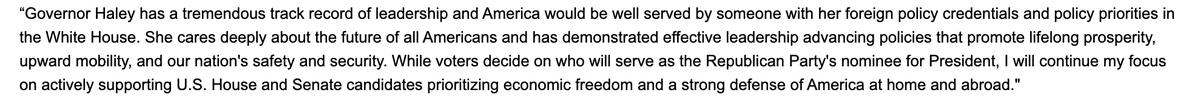 teddyschleifer's tweet photo. NEWS to @PuckNews —

GOP mega-donor KEN GRIFFIN gave $5 million this month to @SFAINC2024, the @NikkiHaley super PAC, I'm told.

Full statement from the Citadel founder. Griffin is backing Haley but will "continue my focus on actively supporting U.S. House and Senate candidates." https://t.co/N91yG80gQB