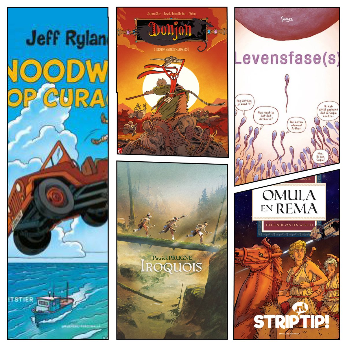 DE STRIP SPEEDDATES
Het nieuwe jaar knallend van start laten gaan! 

striptip.nl/strip-speeddat…

#recensie #review #speeddates #stripspeeddates #graphicnovel #strips #stripboek #boek #booktok #boektok #bookstagram #boekstagram #love2read #striptip #leestips #stripboeken