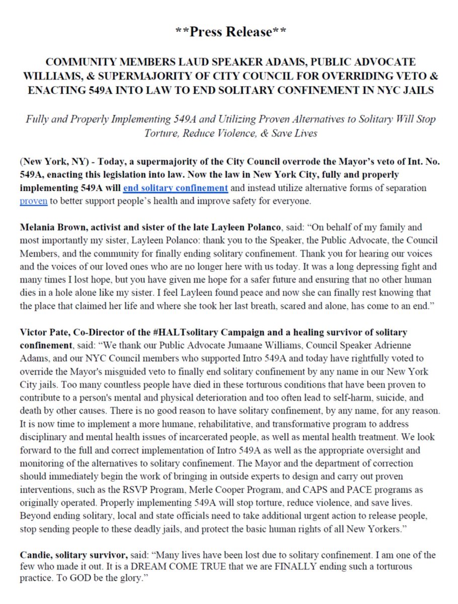 #HALTsolitary — Go to bit.ly/EndSolitaryNY tweet media