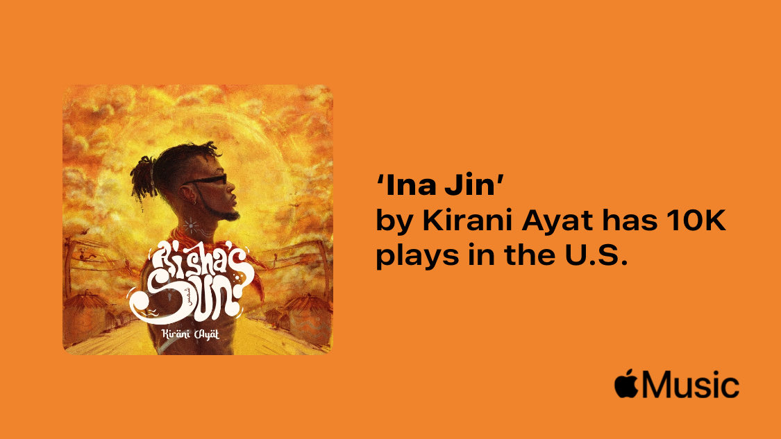 KiraniAYAT's tweet photo. Just passed a new Milestone on @AppleMusic. Thanks for listening!
https://t.co/M4KV6b1wuk #InaJin ☀️ https://t.co/kKHZHdSlkV