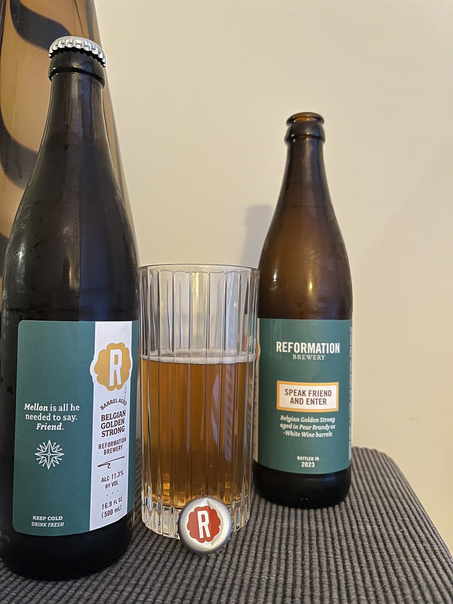 BillNYATL's tweet image. Hello friend -Please enter @ReformationBrew Dry white wine finish 🍺 A January Gem #setbeerfree #CraftBeer 🍻