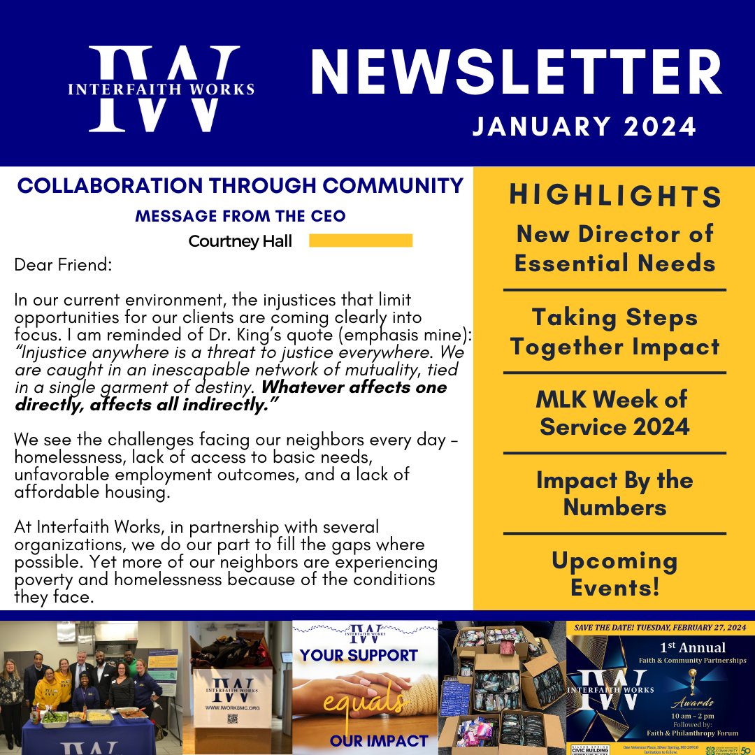 This month, we are reflecting on opportunities we have to collaborate within our community. Read more and learn about what the IW community has been up to and upcoming events to get involved in! Read here: ow.ly/wIea50Qw2tB