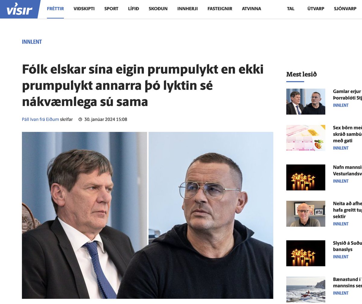 Fréttirnar (BREYTTAR FYRIRSAGNIR) (@frettirnar) on Twitter photo 