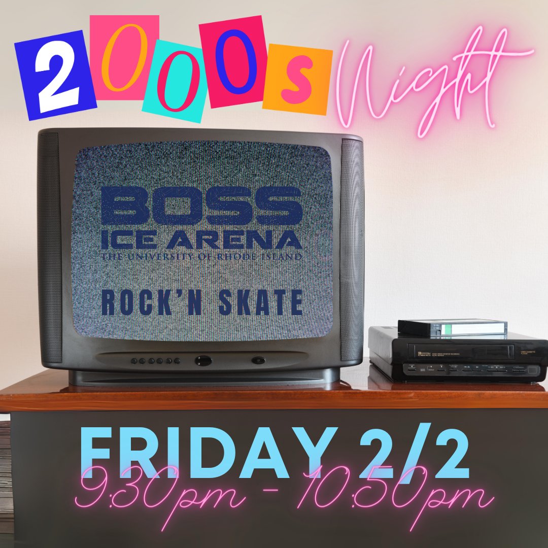 We're throwing it back this Friday night with 2000s night for Rock N' Skate! Come and skate to some of your favorite 2000s hits!