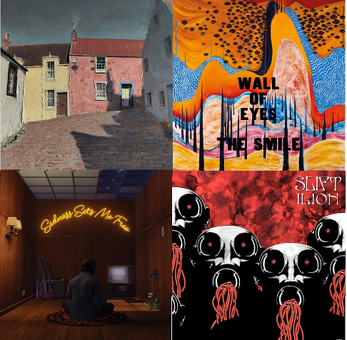EmSchaf's tweet photo. Allez, la #teamMusique, un petit match entre ces quatre albums parus en janvier.

Lequel a votre préférence ?
#BillRyderJones
#TheSmile
#GruffRhys
ou 
#SLIFT ?

Dérouler pour voter 🧶🧶🧶 https://t.co/ZF6bceudfG