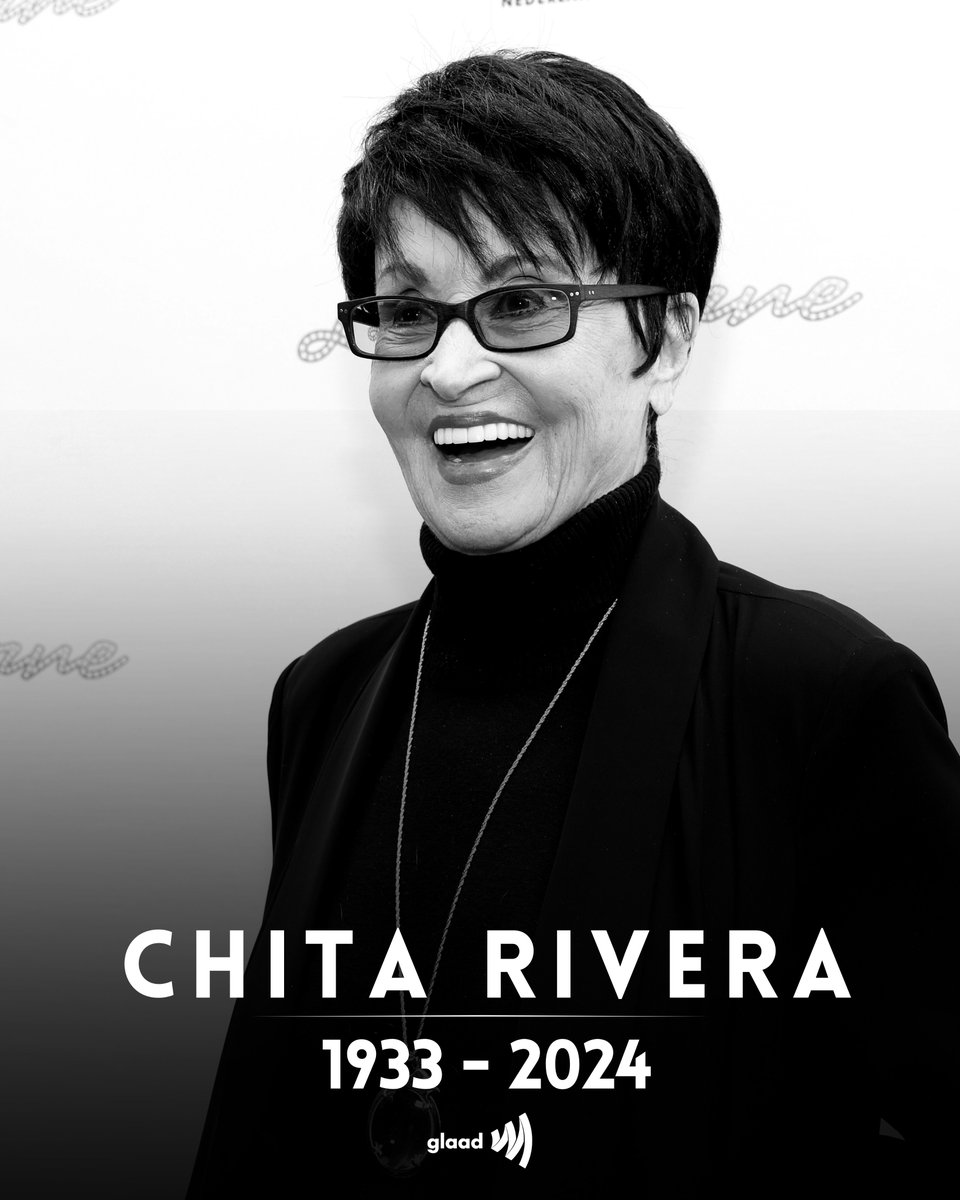 Broadway legend Chita Rivera has sadly passed away at age 91. Rivera spent much of her long career advocating for LGBTQ people and people living with HIV and AIDS. Our hearts go out to everyone who loved her. 💔