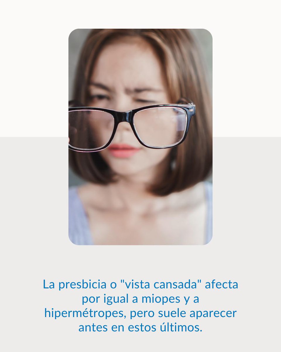 saludvysual's tweet photo. Algunos datos sobre la #presbicia.
¿A ti tambien te ha llegado❓
=_=
#vistacansada #gafasprogresivas #multifocales #lentillas #progresivas #optimovil
En #tuopticadeconfianza #tuoptometrista le dará la mejor solución personalizada. https://t.co/89SGzNAOxW