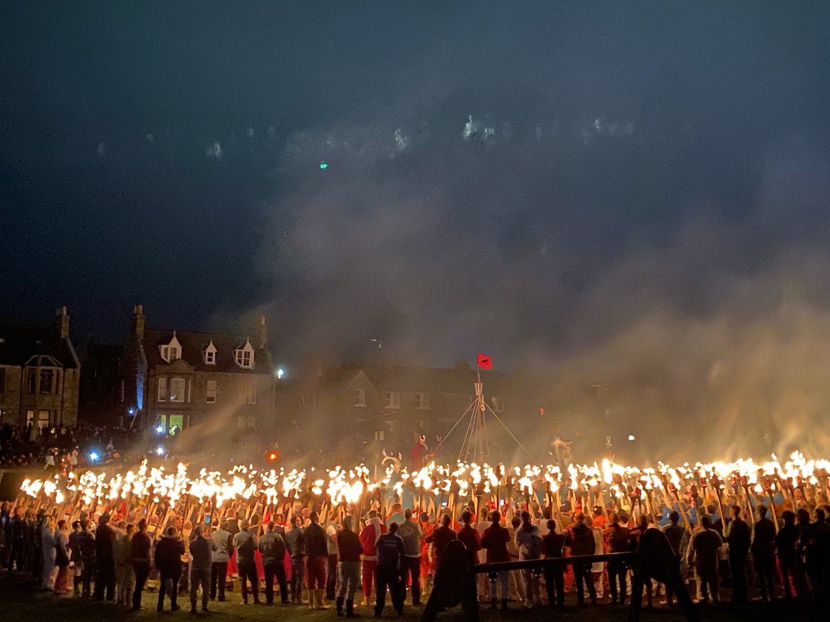 Up Helly Aa! Lerwick, Shetland this evening! #uphellyaa #shetland