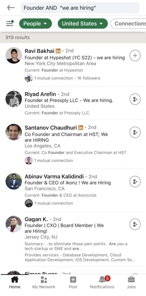 <a href="/itsSh0la/">Shola 👑</a> Fiverr and upwork are no longer easy (you can still try them) but don’t put all your eggs in a basket. You can use wellfound, LinkedIn and remoteok. For LinkedIn, do this 👇👇

Go to your LinkedIn app, tap the search bar and type Founder AND “We are hiring”. 

This prompt