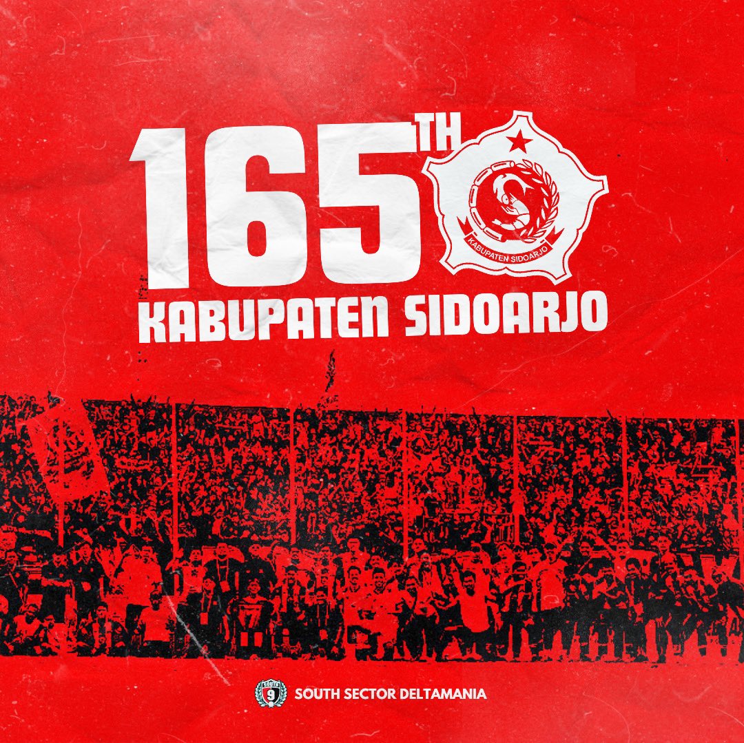 southsector1989's tweet photo. Selamat 165 tahun Kabupaten Sidoarjo ku!
Semoga tanah ini akan selalu memberkati langkah kita dalam memperjuangkan Deltras, dan kami yakin bahwa kami bisa membawa nama Sidoarjo menjadi suatu hal yang membanggakan bagi setiap masyarakatnya.
#SS9DM https://t.co/eea1dxeJ9A