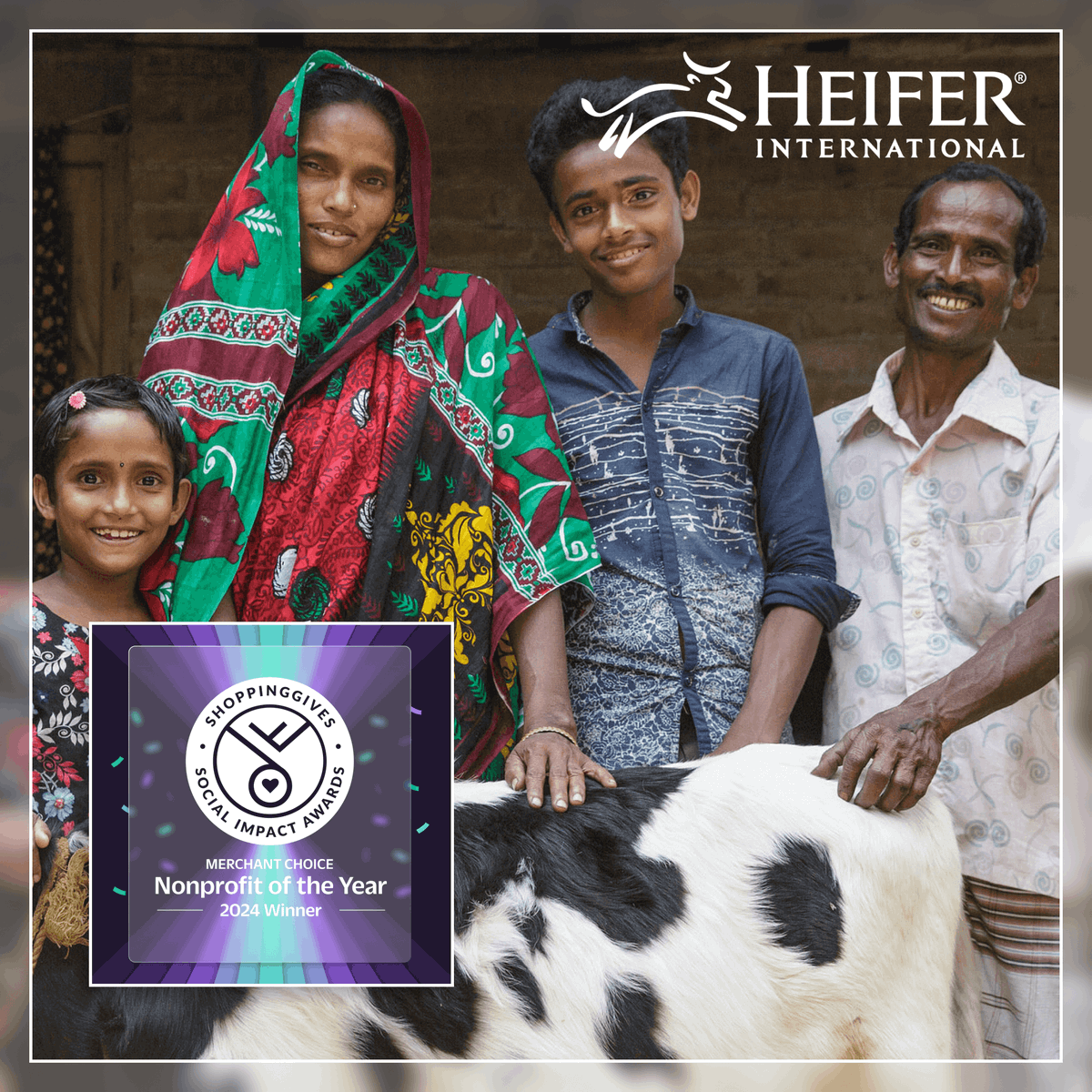 Congratulations to <a href="/Heifer/">Heifer International</a> for being awarded the 2024 Nonprofit of the Year Award! 🏆 

Discover the outstanding work that Heifer International implements each and every day to drive meaningful impact: hubs.ly/Q02hBDmG0