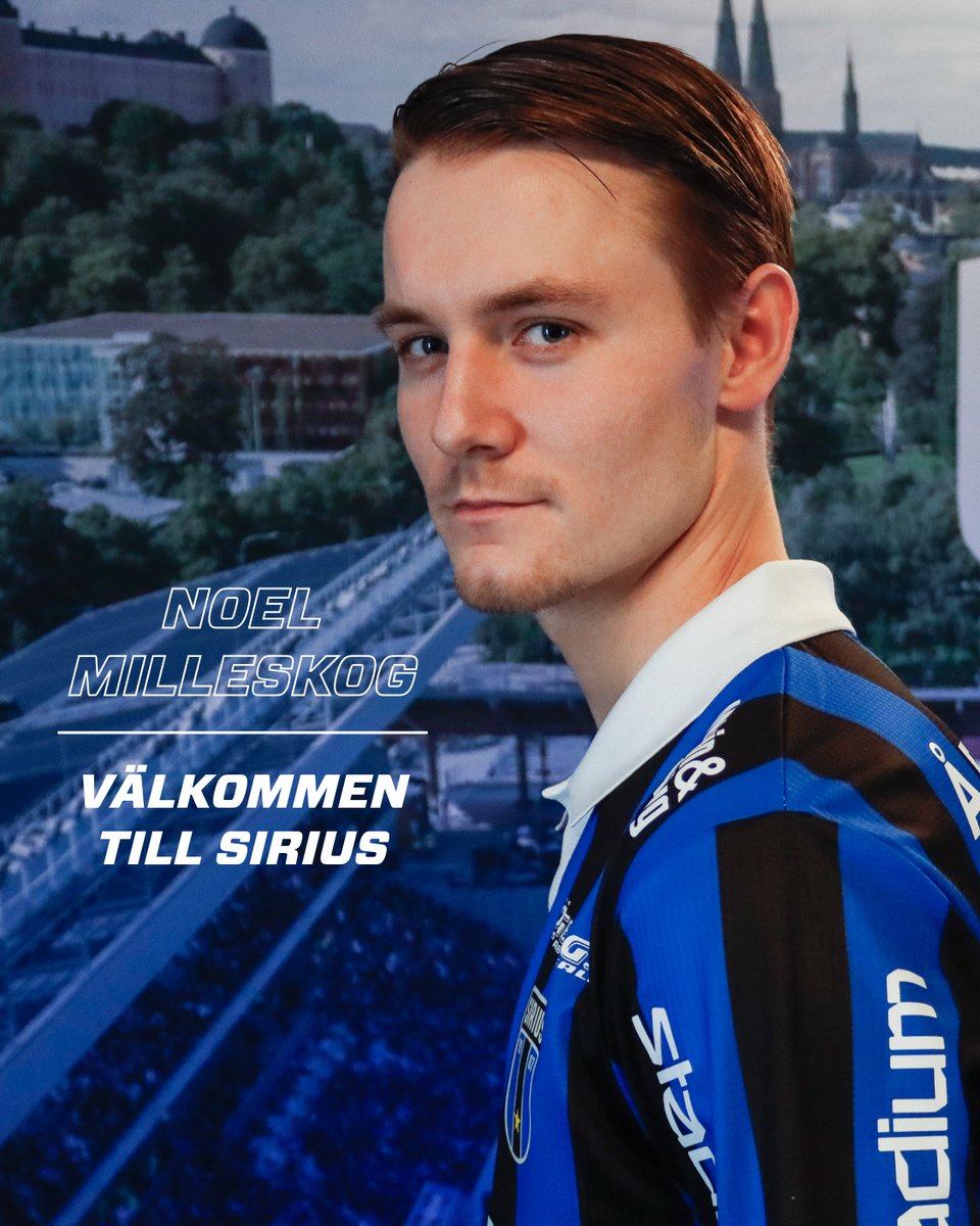 siriusfotboll's tweet image. Välkommen till Sirius, Noel Milleskog! 🔵⚫

ℹ️ Sirius Fotboll är överens med Djurgårdens IF om en övergång av den 21-åriga anfallaren Noel Milleskog. 

Läs mer på siriusfotboll.se