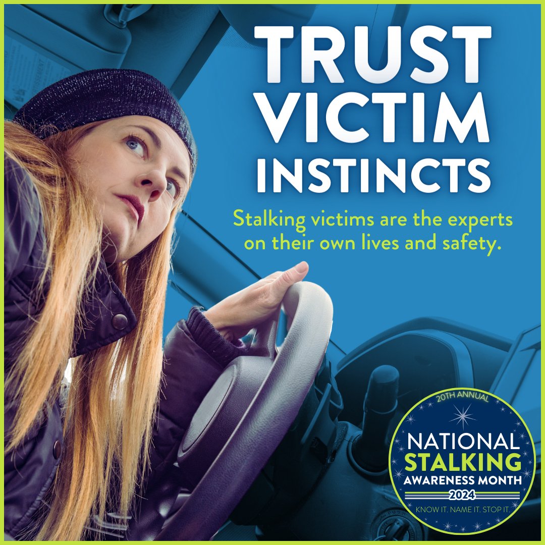 YWCANH's tweet photo. Victims are told to make their lives smaller, to leave the social platform where stalking happens find a new gym, or ignore the behavior. These actions do not stop the stalking and can lead to escalation. Stalkers are persistent and dangerous. #KnowItNameItStopIt #NSAM2024 https://t.co/EGbAfyZE1s