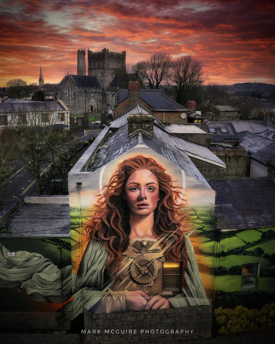 Brigid’s Day approaches. Here she is in all her power and glory guarding her ancient Cathedral and Round Tower. 
.
#lafheilebride #StBrigidsDay
