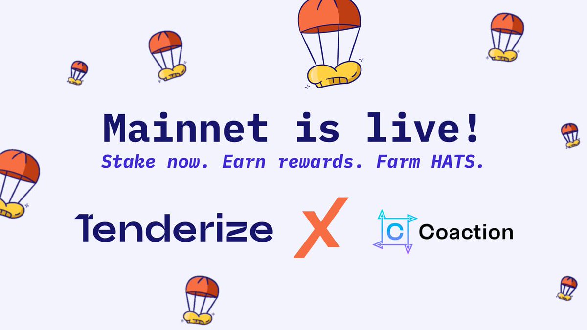 CoactionNetwork's tweet photo. @tenderize_me @graphprotocol @Livepeer @0xPolygon @StakeCapital @trgcapi @edenblockvc @solana @FigmentCapital @moonhillcap @csp_dao Use our referral code here! https://t.co/Xwmi40GKjD https://t.co/zXtjlVcaUG