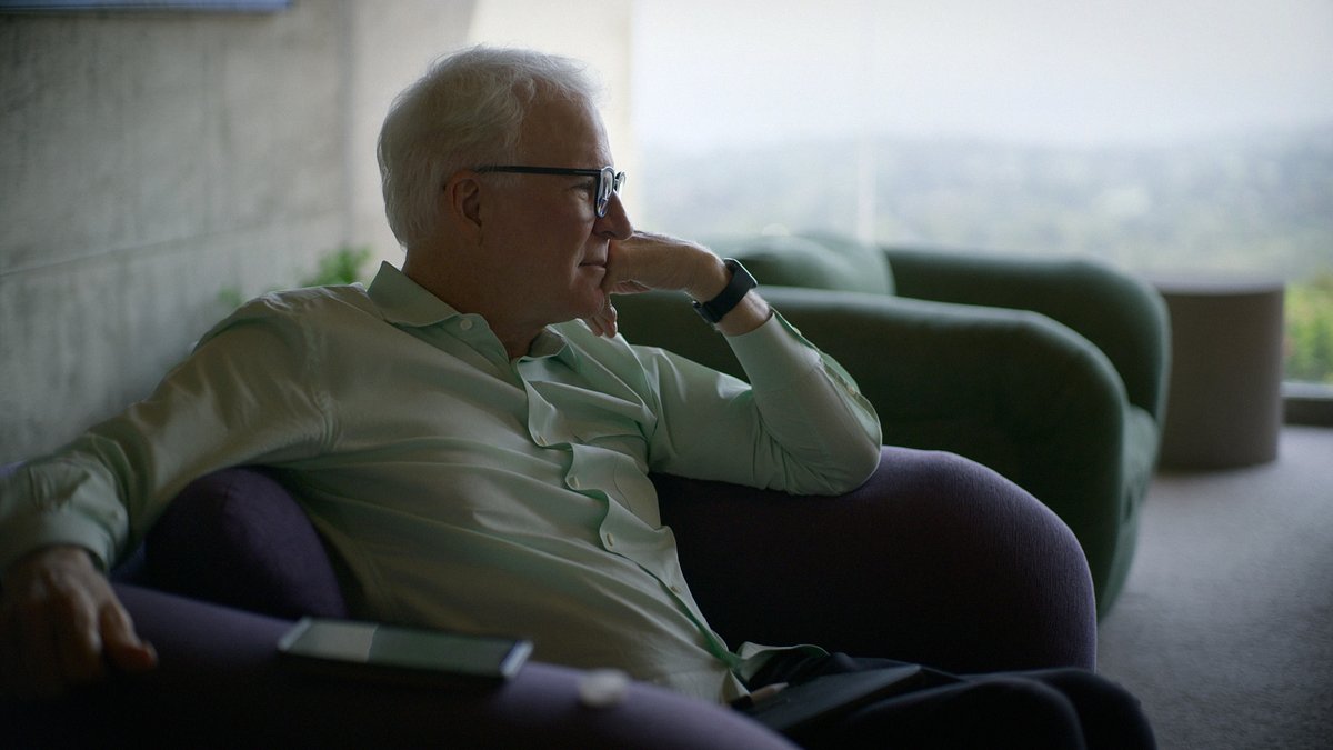 A24's tweet photo. STEVE! (martin) a documentary in 2 pieces directed by Academy Award winner Morgan Neville is coming to @AppleTV+ March 29. https://t.co/28WmgUThg2
