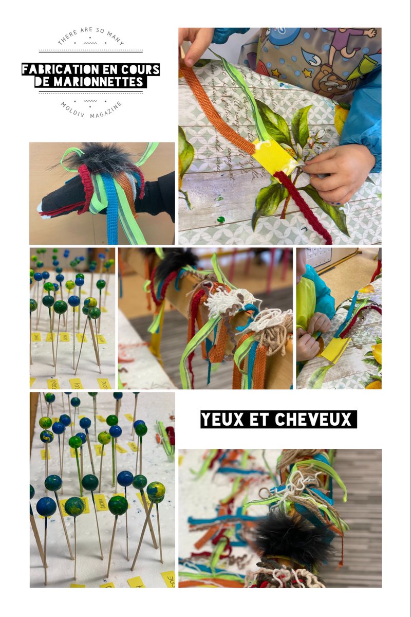 LVive1's tweet photo. Création de marionnette chaussette avec l’intervention de deux artistes ( comédienne et marionnettiste ) sur la semaine .
Première séance sur le vent , comment appréhender cette notion abstraite avec le corps? Confection aujourd’hui de cheveux, à l’aide de rubans puis peinture. https://t.co/A31nPvwh1Z