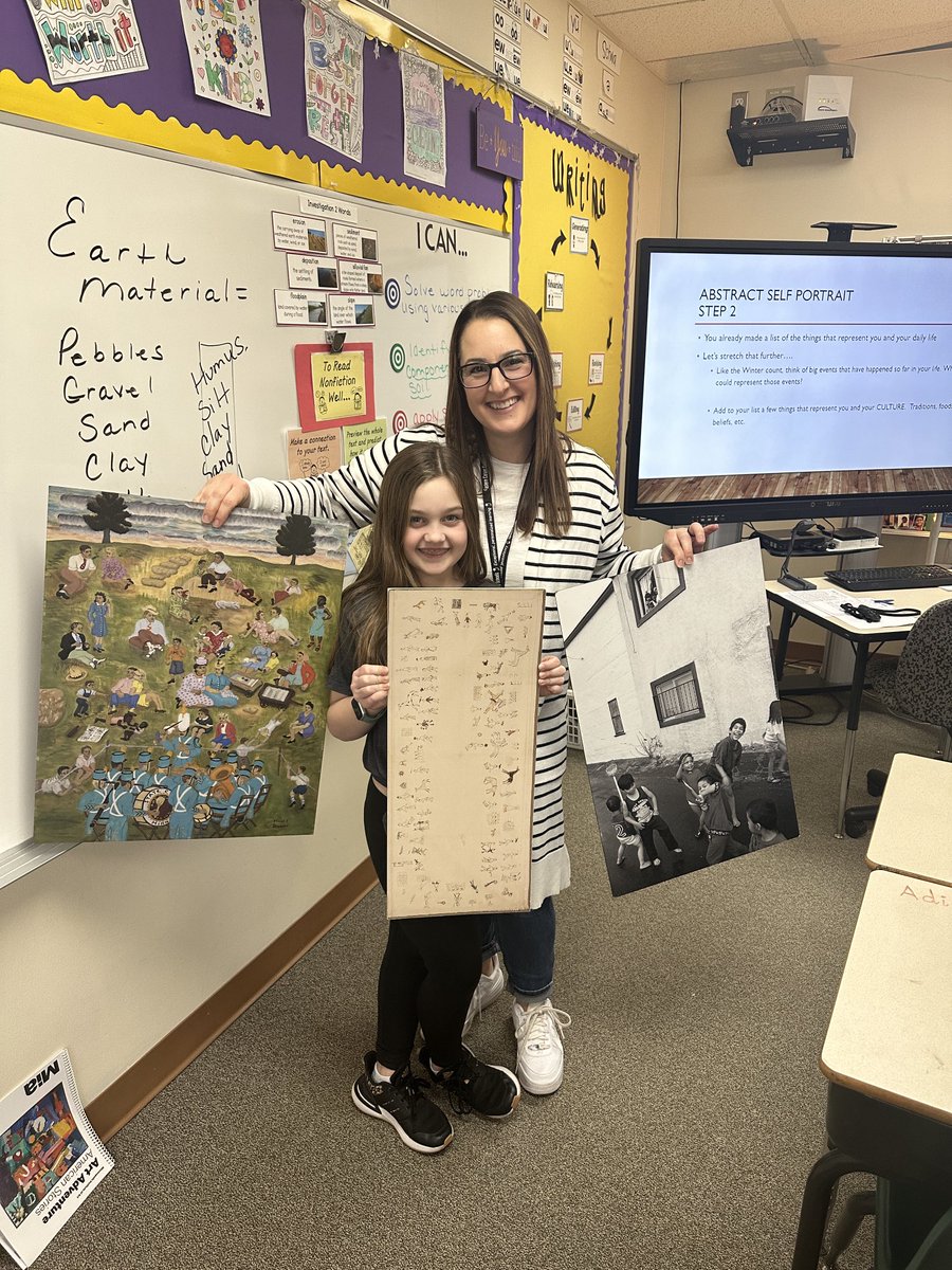 Art Adventure parents/teachers/volunteers bring rich learning into our classroom!#thankyou ⁦<a href="/CloverRidgeElem/">Clover Ridge Elem</a>⁩ ⁦<a href="/ISD112/">E Carver Co Schools</a>⁩