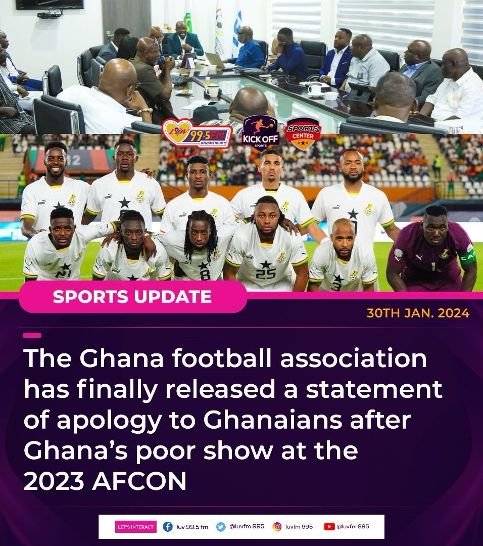 Finally, an apology from the GFA #LuvSports