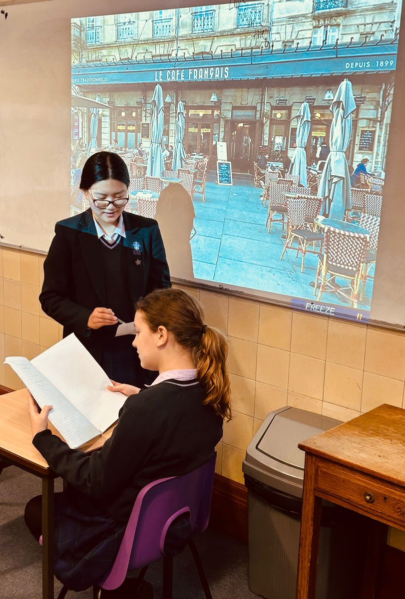 RMSLanguages's tweet image. Our Year 8 French students enjoyed creating and performing their French cafe dialogues in class!