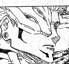 tojikunas's tweet photo. sukunas eyeballs looking in separate directions most of the time Except when yorozus entire naked body was literally out right next to his face and he decided it was about time to stare blankly forwards https://t.co/3kINjCO8yd