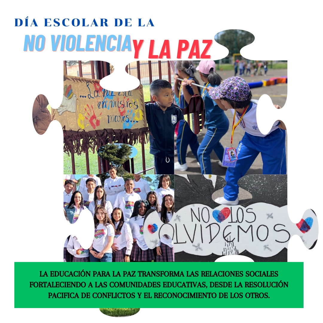 Deidamiapiensa's tweet image. Día escolar de la No Violencia y la Paz.
#RedEsPaz @Educacionbogota