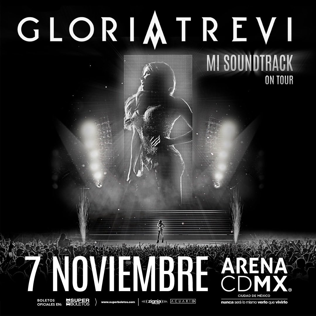 Mi raza, #MiSoundtrackTour2024 llegará a la CDMX el próximo 7 de noviembre.
!Los veo en la <a href="/ArenaCdMexico/">Arena CDMX</a>💥!
