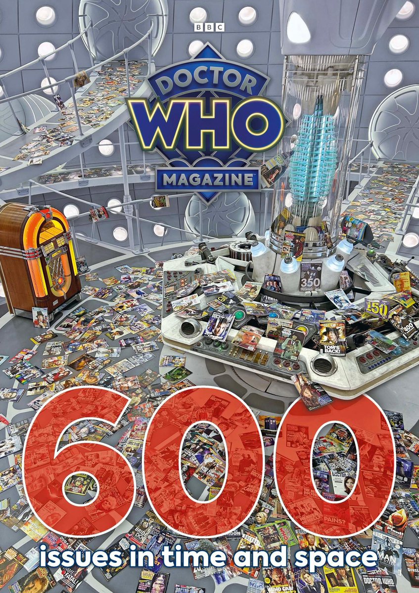 djnickjones's tweet photo. Something rather uncanny when you see the cover for @DWMtweets 600 issue designed by little brother @mikejonesdesign and you remember buying the first issue back in 1979 ! ….. even more strange , little brother finding a letter I had published in issue 51 😳@bbcdoctorwho https://t.co/n5db8afhzq
