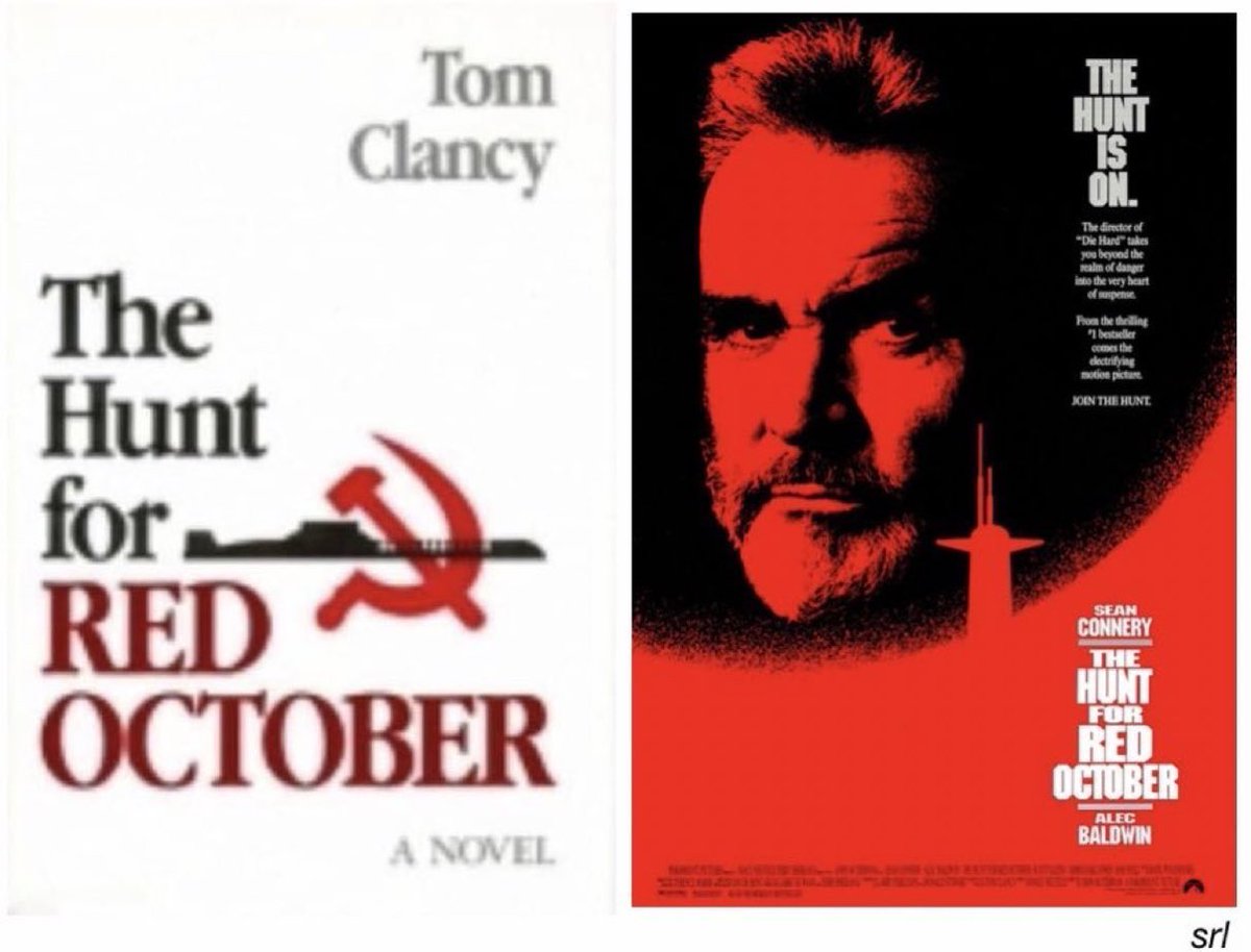 SaveRedlandLibr's tweet photo. 9pm TODAY on @Film4

The 1990 #Action #Thriller film🎥 “The Hunt For Red October” directed by #JohnMcTiernan from a screenplay by #LarryFerguson &amp; #DonaldEStewart

Based on #TomClancy’s 1984 novel📖

🌟#SeanConnery #AlecBaldwin #ScottGlenn #JamesEarlJones #SamNeill https://t.co/TGH3PVnkQz