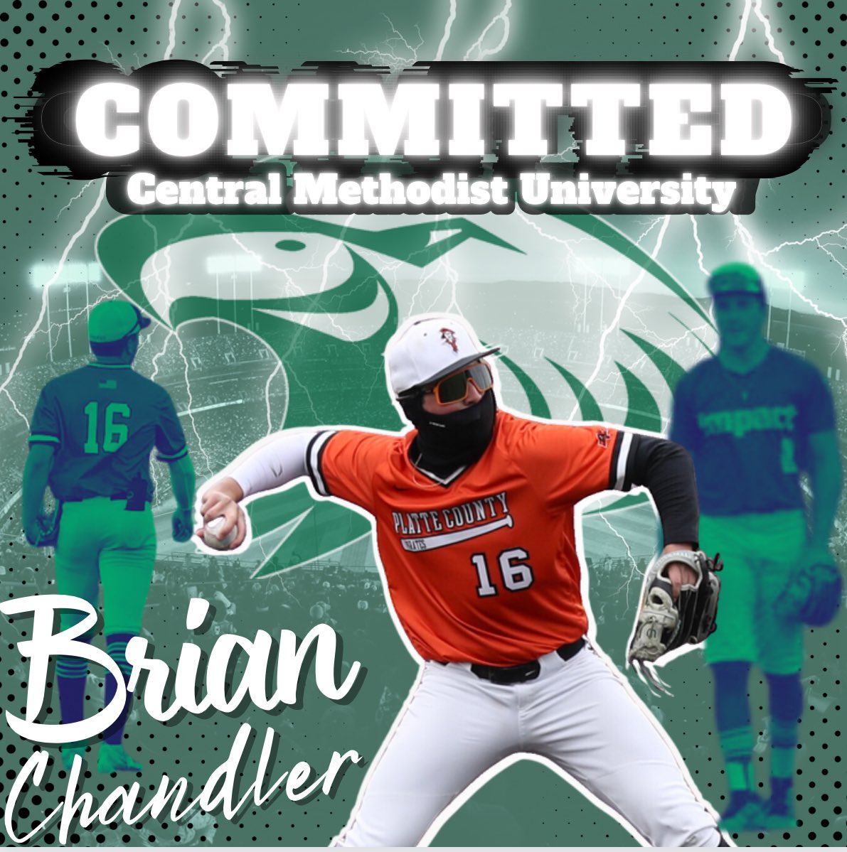 brianchandler_6's tweet photo. I am excited to announce my commitment to Central Methodist. I want to thank all of my family, coaches, and most importantly my parents for making this possible. I also cannot thank Coach Haniger enough for pushing me to be the best  I can be and providing opportunities to do so. https://t.co/2juSUXq3A6