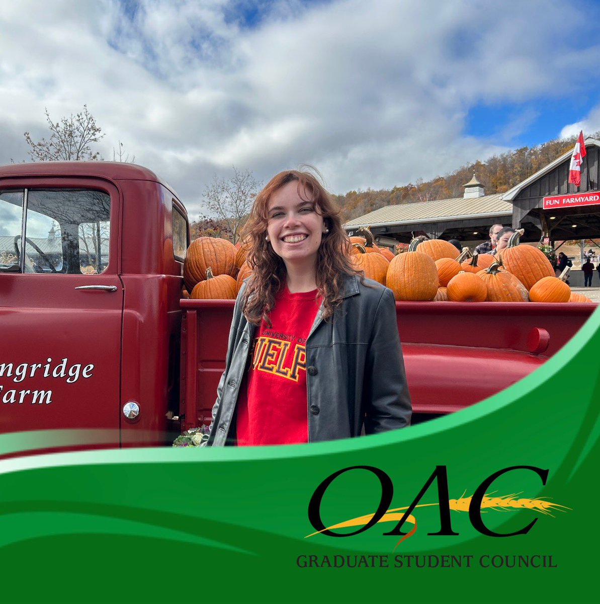 OACGrads's tweet photo. ✨EVA✨ is one of the SEDRD Student Representatives for the 2023-24 OAC Graduate Student Council. She is completing her master’s degree in the School of Environmental Design and Rural Development’s planning program.
FUN FACT: Eva absolutely loves coffee! ☕️ https://t.co/Wq3IdqFzhg