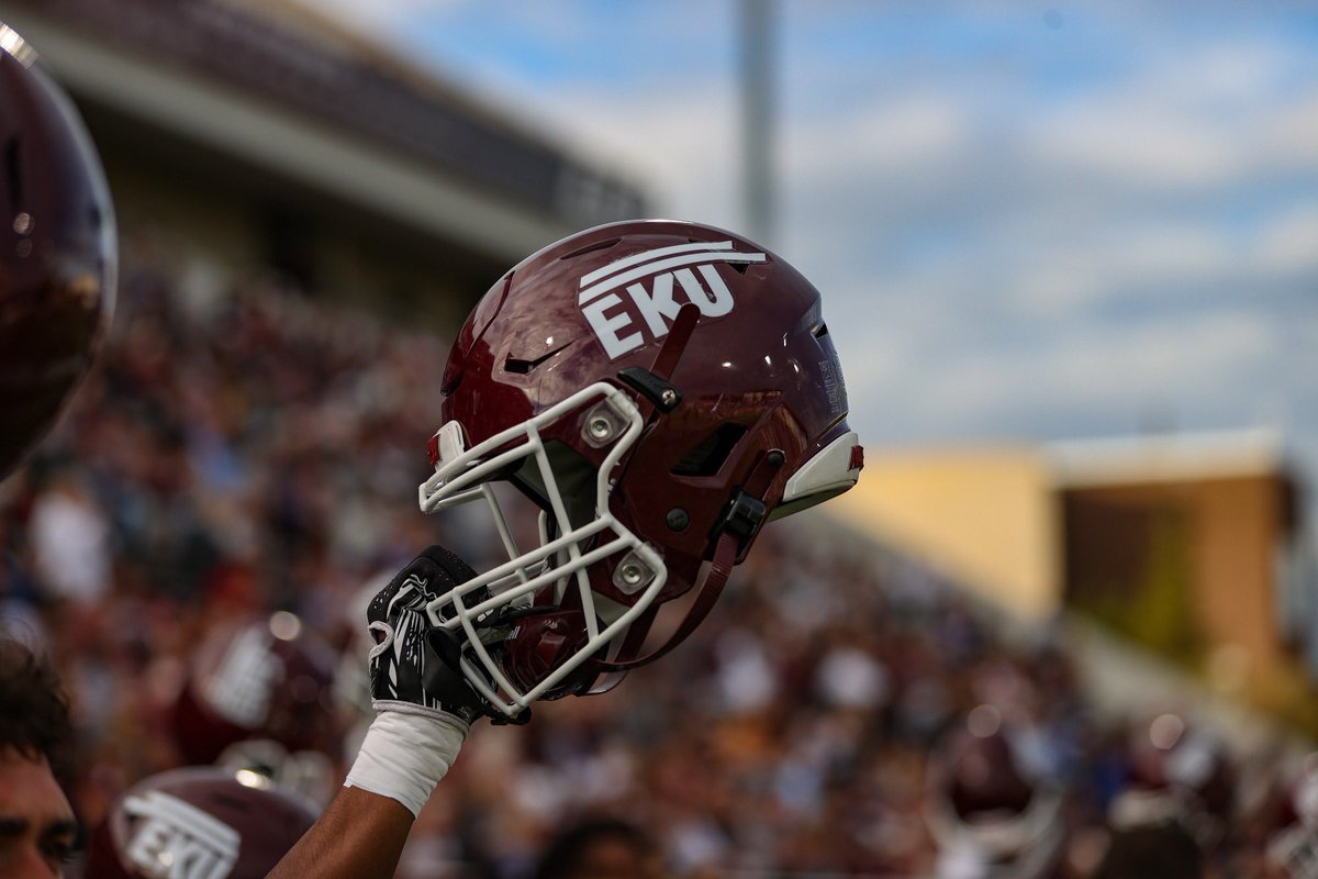 After a great talk with <a href="/CoachDerekDay/">Derek Day</a> I am blessed to receive my first D1 offer from EKU‼️
<a href="/CSmithScout/">Chris Smith</a> <a href="/MHSRebelsFB/">Maryville Rebels Football</a> <a href="/CoachCrews_MHS/">Dakota Crews</a> <a href="/jmhicks22/">Jason Hicks</a> <a href="/RebelRadioMHS/">RebelRadioMHS</a> <a href="/2HYPEsports/">Too Hype Sports</a> <a href="/Dhunt1414/">Derek Hunt</a> <a href="/kennycobble42/">Kenny Cobble</a>