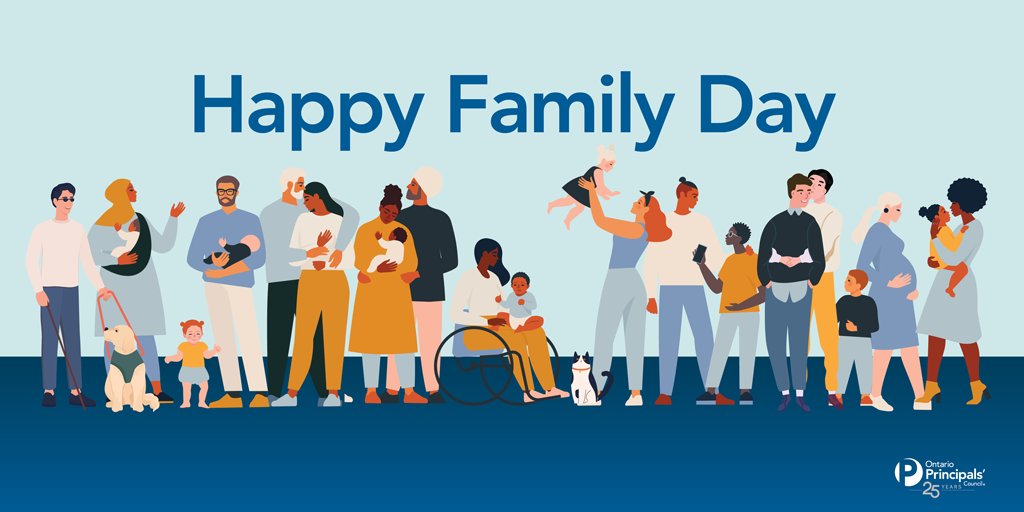 It's Family Day! We hope you can spend some time today with those who you consider to be "family."