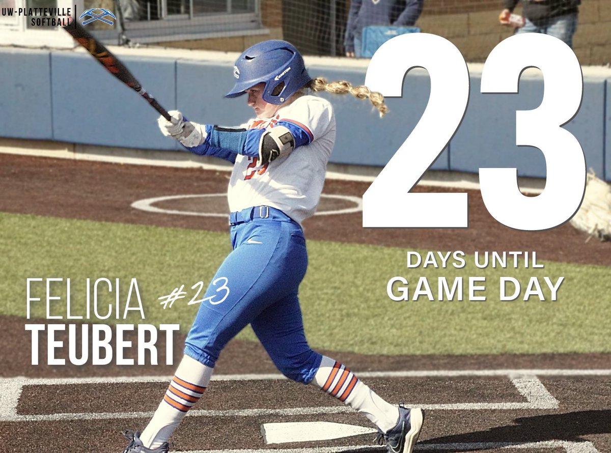 UWPlattSoftball's tweet photo. 🚨 One day closer!! 

#SwingTheAxe
#uwplatteville
#UWPlattevilleSoftball https://t.co/Ef3BbuKp85