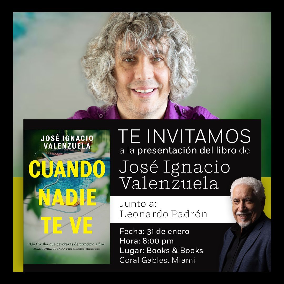PenguinLibrosUS's tweet photo. Nos encantaría contar con tu presencia en la presentación del libro de @elchascas en @BooksandBooks de Coral Gables. https://t.co/KdHk5L9aYN