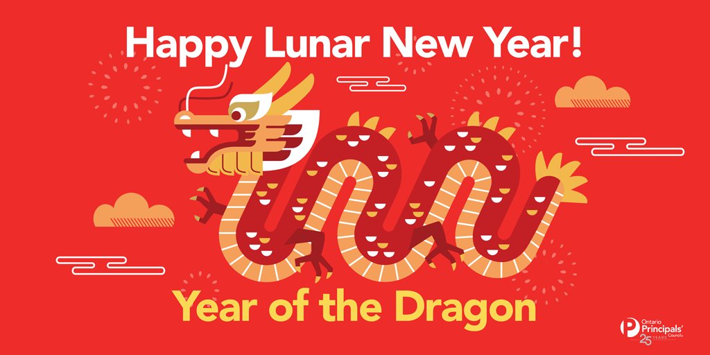 Today begins the Lunar New Year. 2024 will be the Year of the Dragon. Happy New Year to those celebrating!