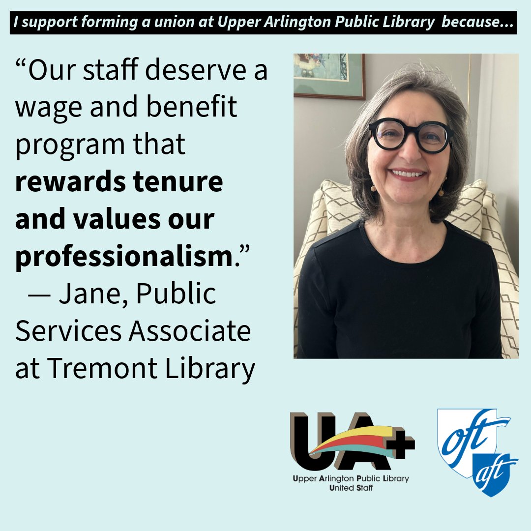 Why we're organizing: 'Unions are essential for ensuring that workplaces operate in the best interest of employees & patrons rather than the bottom line.' —Emma, UAPL “Our staff deserve a wage and benefit program that rewards tenure and values our professionalism.” — Jane, UAPL