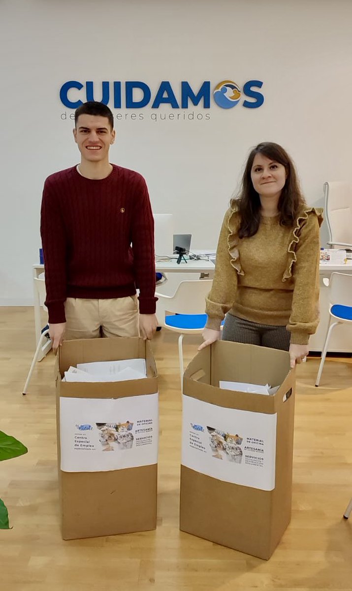 cuidamosmundi's tweet photo. Estamos comprometidos con la #responsabilidadsocialcorporativa, eliminando el #papel en colaboración con @VolteateCEE #CentroEspecialdeEmpleo de @autismoburgos, mejorando nuestra #seguridad y reafirmando nuestro compromiso con la #inclusiónsocial y el #medioambiente🌿 https://t.co/P0oSMUyIE1