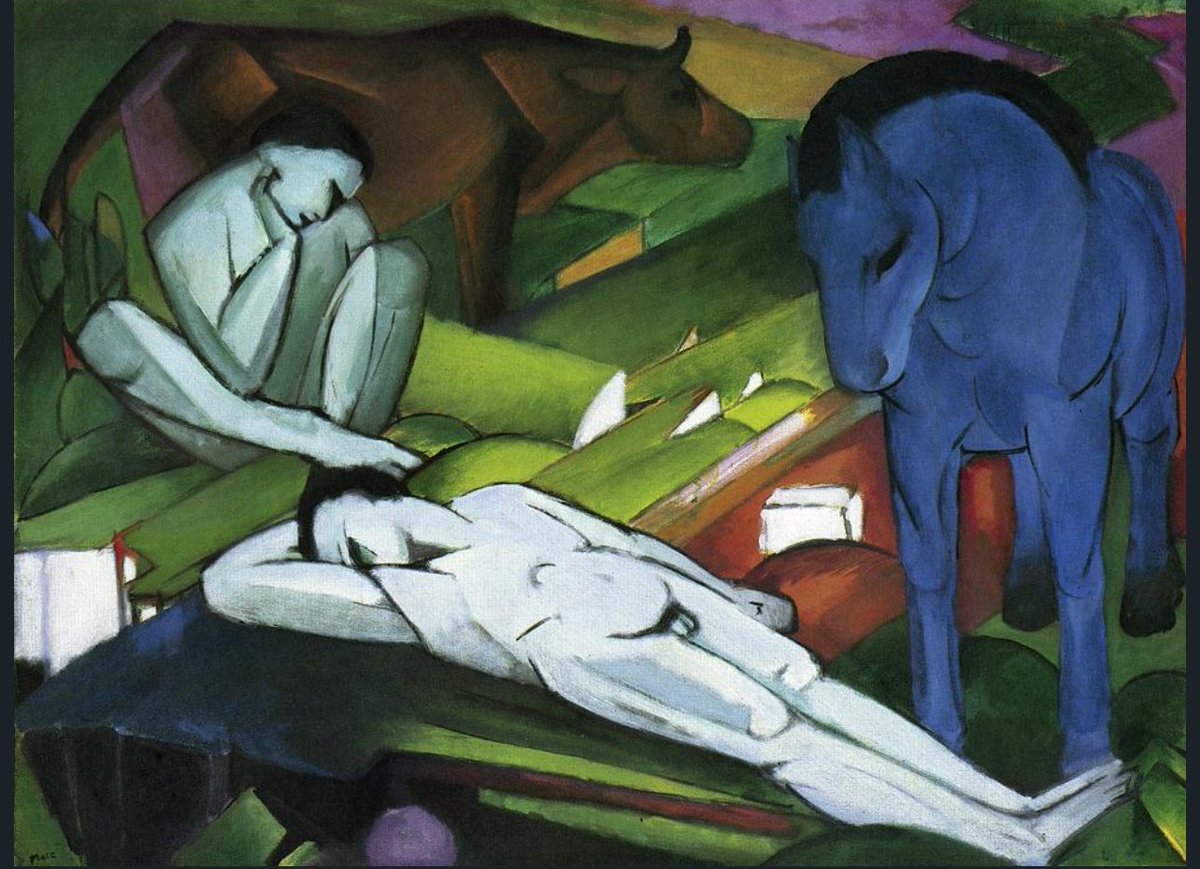 Bona nit 

Shepherds
#FranzMarc • 1912