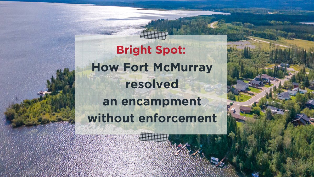 A partnership btw local government + public agencies in #FortMcMurray has found bridge housing for people experiencing #homelessness through collaboration.  Rather than turning to enforcement,
@rmwoodbuffalo worked with residents to relocate them.

loom.ly/9x1u90Q