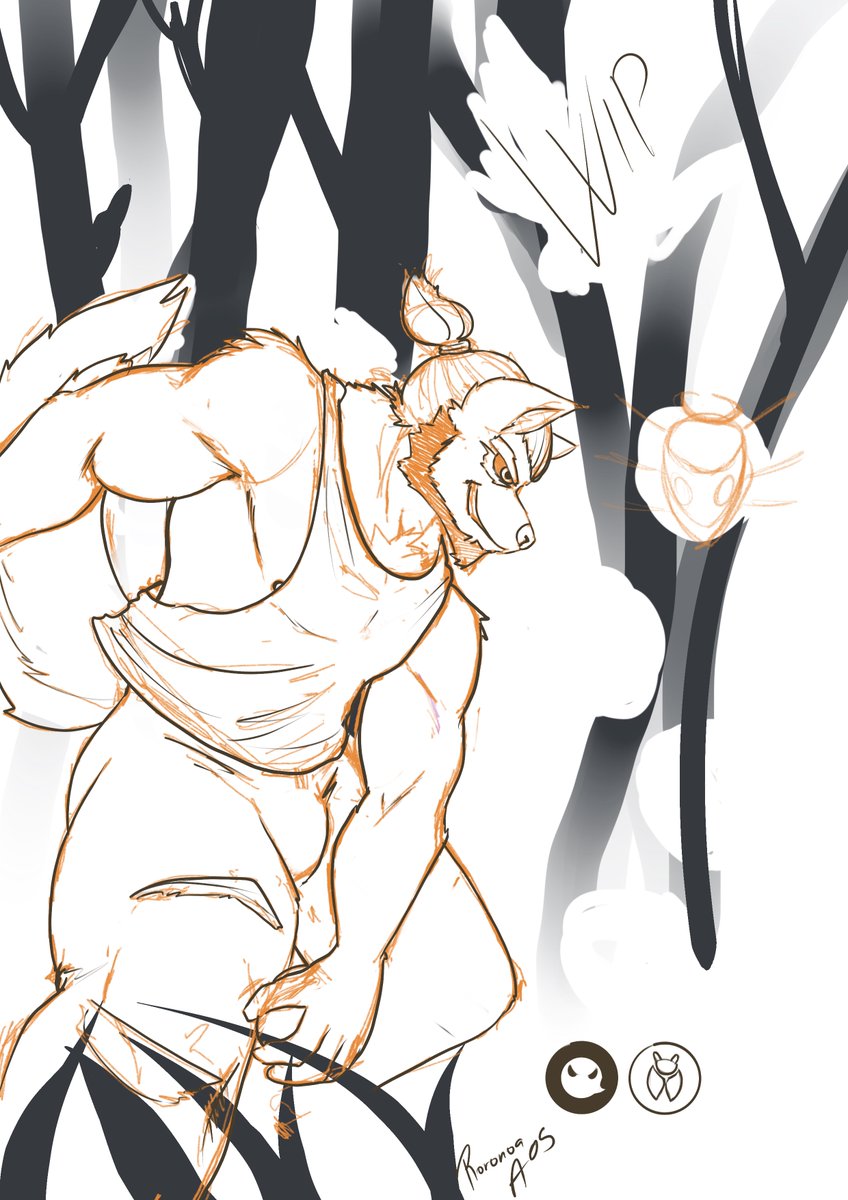 WIP! Aos as a Ghost/Bug type trainer! 🤩