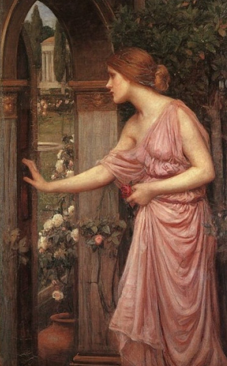 El otro día os conté el mito de Psiqué, pero en las tareas que le mandó Venus para obtener su perdón no profundicé en la última.

Hoy la catábasis de Psique. 

🎨 Waterhouse.
