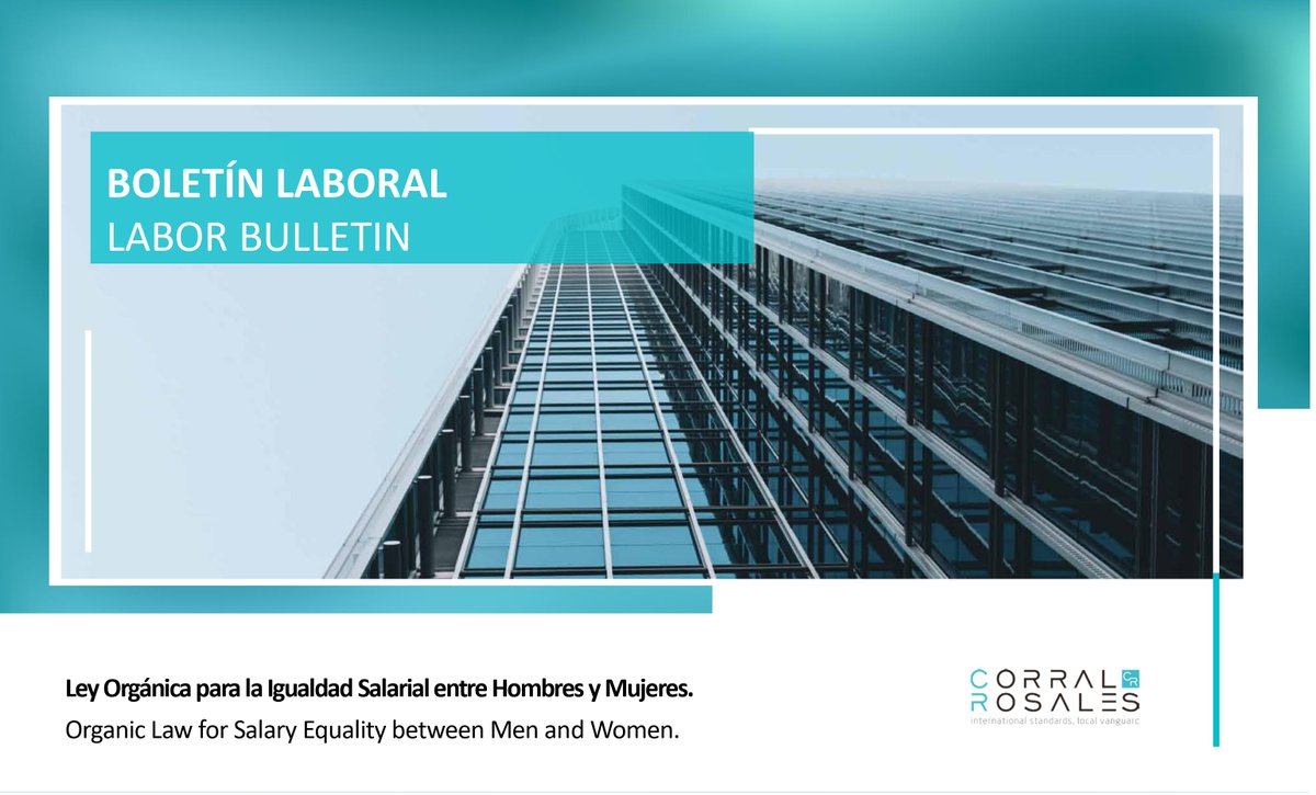 CorralRosalesEc's tweet photo. #Labor 📰 Organic Law for Salary Equality between Men and Women. Read more in the following link ➡️ https://t.co/k2fcL5o0DO https://t.co/Yz5VwMXerp