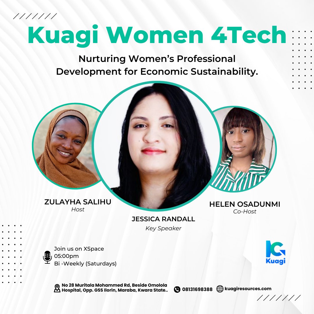 Kuagiwomen4tech's tweet image. Unlock the potential of underrated tech features! Join Jessica Randall in Episode 5 of Kuagi Women4Tech's series on Feb 3 at 5:00 pm. Elevate your productivity and engage with industry experts. #WomenInTech #ProductivityRevolution #KuagiWomen4Tech
#kuagiresources
#tech