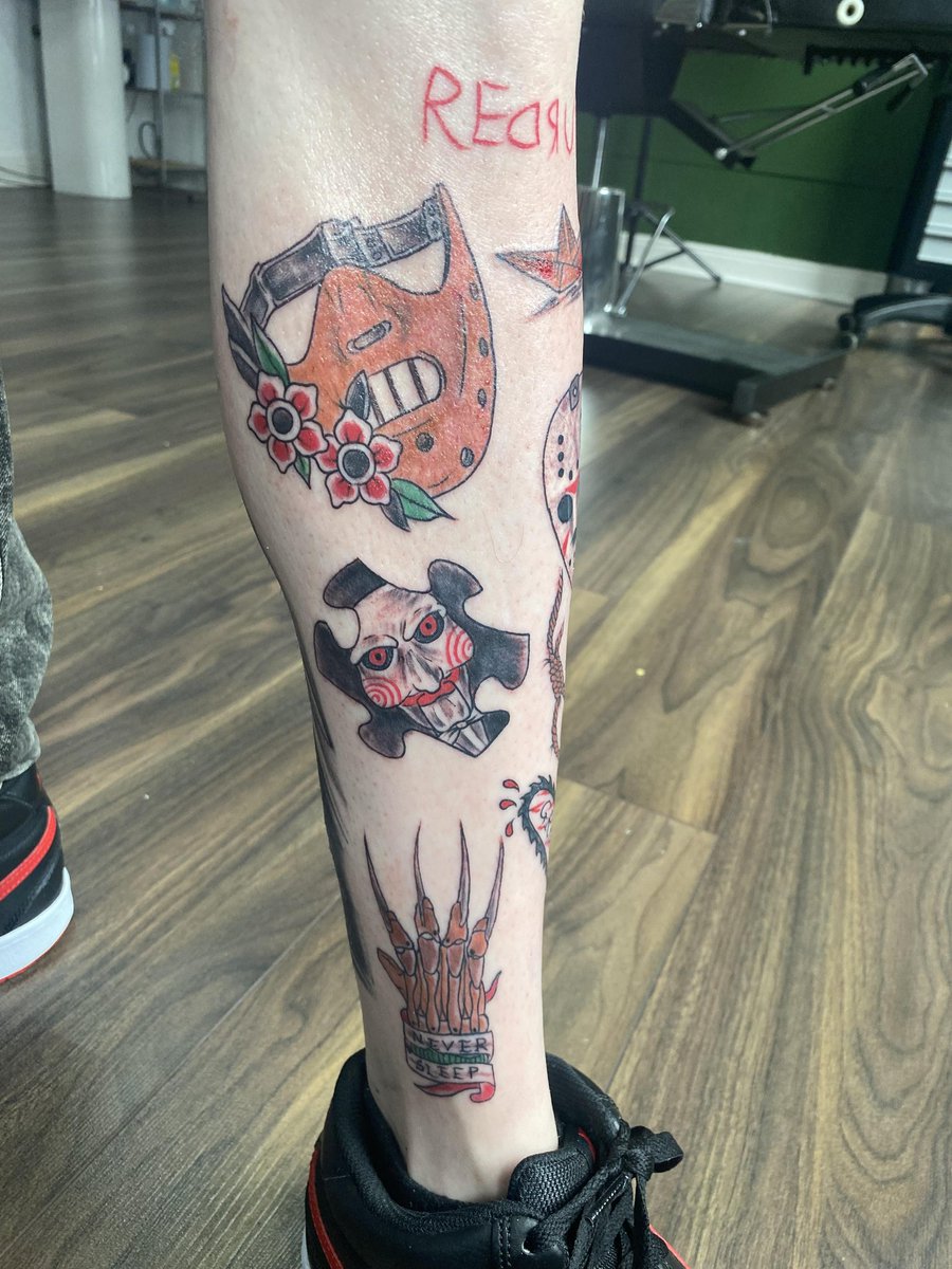 HorrrorAnMemes's tweet photo. #tattoos #horrortattoo #horrorink #horror #HorrorMovies https://t.co/KYs6zVAvBb