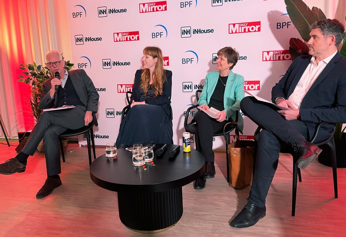 Our series of panels with @DailyMirror will shine a light on Labour's plans for office. @AngelaRayner joined @JBeattieMirror @LukeSMurphy & @MelanieLeech4 to discuss how Labour will get to grips with the challenge of building more homes. Thanks to @BritProp & all our panellists