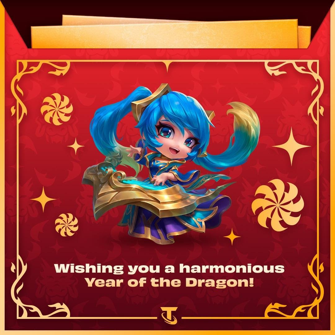 HAPPY YEAR OF THE DRAGON 🐉🧧 giving away 4x sona chibi codes! to participate: - follow - write a comment saying either your favorite champ or your chinese zodiac ✨ im a rat 🐀 which anyone that ever played tft against me knows... wishing you guys good fortune!
