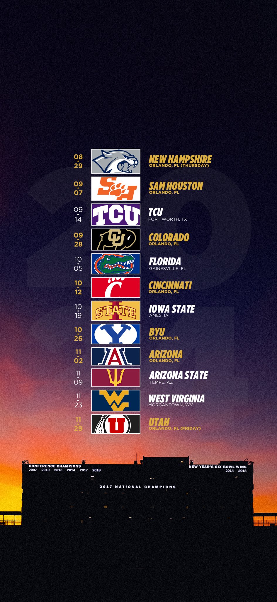 UCF Football on X new wallpapers just dropped https t gpZc6icHuw X