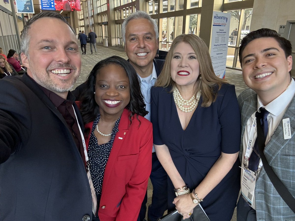 Tyler Bosserman (@tylerbosserman) on Twitter photo TASA has been a wonderful cup-filling experience for us at <a href="/AgeofLearning/">Age of Learning</a>. Thank you <a href="/drgoffney/">Dr. LaTonya M. Goffney</a>, <a href="/m_salazarzamora/">Dr. Martha SalazarZamora</a> and <a href="/DrCavazosSuper/">Art Cavazos</a> for being visionaries in education and leading the charge. We are all lucky to have you!
#TASA2024 #Education #Leadership TASA has been a wonderful cup-filling experience for us at <a href="/AgeofLearning/">Age of Learning</a>. Thank you <a href="/drgoffney/">Dr. LaTonya M. Goffney</a>, <a href="/m_salazarzamora/">Dr. Martha SalazarZamora</a> and <a href="/DrCavazosSuper/">Art Cavazos</a> for being visionaries in education and leading the charge. We are all lucky to have you!
#TASA2024 #Education #Leadership