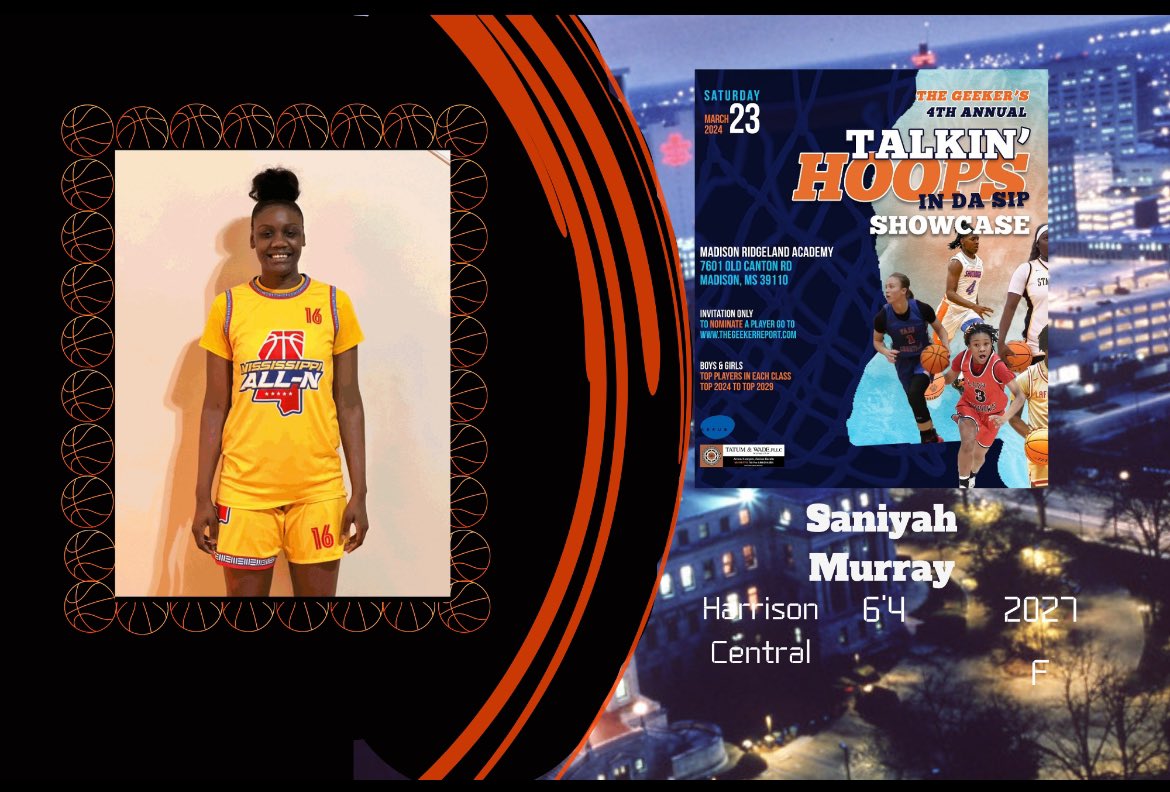 Coach EV (@evgeeker) on Twitter photo Look who’s coming to the Showcase on Saturday March 23rd
One of the top 2027 in DA SIP <a href="/MurraySaniyah09/">Saniyah Murray</a> who holds offers from <a href="/HailStateWBK/">Mississippi State Women's Basketball</a> <a href="/ULMWarhawks/">ULM Warhawks</a> <a href="/GoJSUTigersWBB/">Jackson State Women’s Basketball</a>
Will u be there?
Invitations are being sent out!!
We will be releasing other players each week until the Look who’s coming to the Showcase on Saturday March 23rd
One of the top 2027 in DA SIP <a href="/MurraySaniyah09/">Saniyah Murray</a> who holds offers from <a href="/HailStateWBK/">Mississippi State Women's Basketball</a> <a href="/ULMWarhawks/">ULM Warhawks</a> <a href="/GoJSUTigersWBB/">Jackson State Women’s Basketball</a>
Will u be there?
Invitations are being sent out!!
We will be releasing other players each week until the